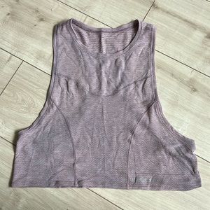 Lululemon x Barry’s racerback crop tank